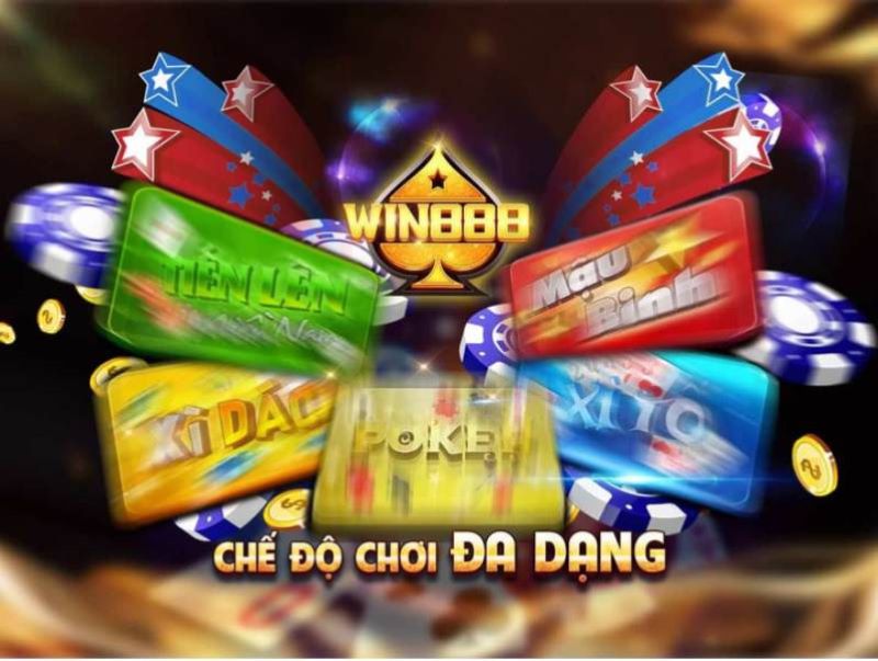 Đa dạng trò chơi tại cổng game win888